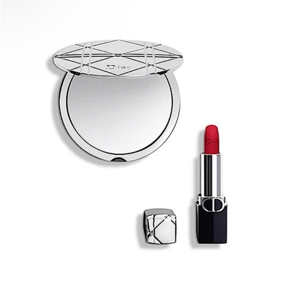 NWT Dior VIP Limited Edition Compact Mirror and Mimi Lipstick Set. - Picture 11 of 13